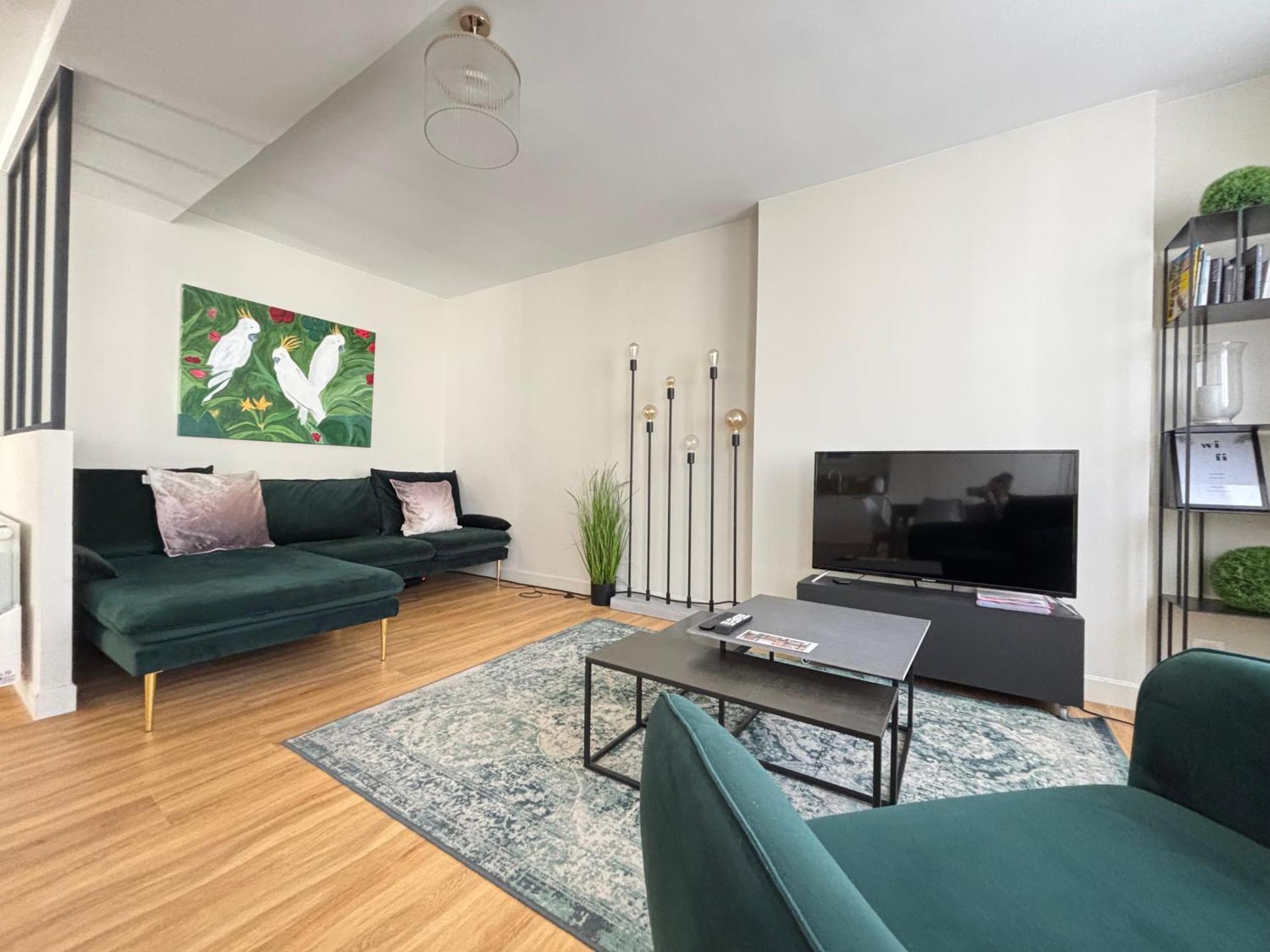 Bajocasse Apt Duplex Spacieux 3 Ch 2 Sdb Cosy Plein Centre Bayeux Decoration Elegante Proche Plages Du Debarquement 外观 照片