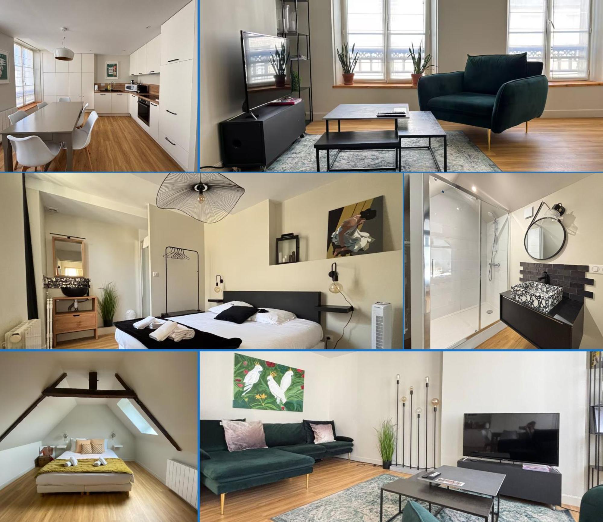 Bajocasse Apt Duplex Spacieux 3 Ch 2 Sdb Cosy Plein Centre Bayeux Decoration Elegante Proche Plages Du Debarquement 外观 照片